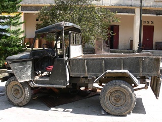Chinese truck Perfume River Vietnam
